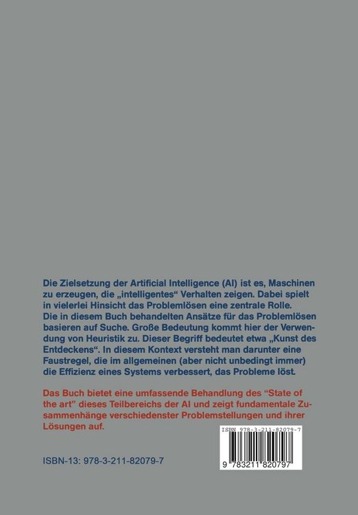 Produktbild: Probleml&ouml;sen durch heuristische Suche in der Artificial Intelligence