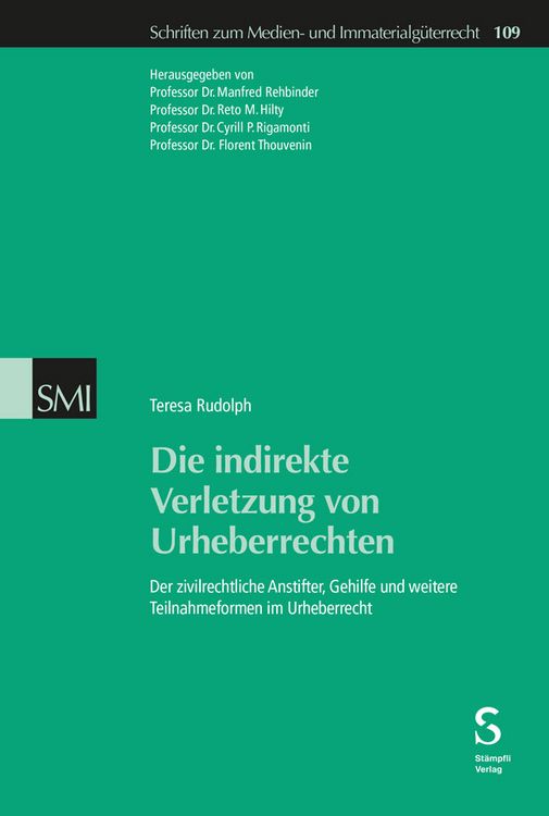 Produktbild: Die indirekte Verletzung von Urheberrechten