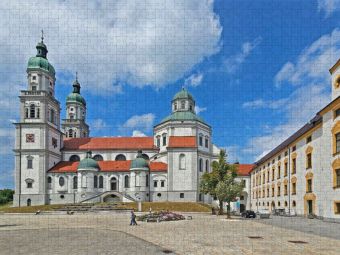 Produktbild: CALVENDO Puzzle Ein Motiv aus dem Kalender Der Illerradweg zwischen Oberstdorf und Ulm | 1000 Teile Lege-Gr&ouml;&szlig;e 64x48cm Foto-Puzzle f&uuml;r gl&uuml;ckliche Stunden