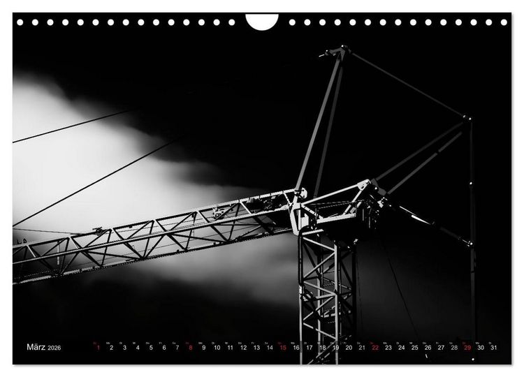 Produktbild: Struktur in Stahl (Wandkalender 2026 DIN A4 quer), CALVENDO Monatskalender