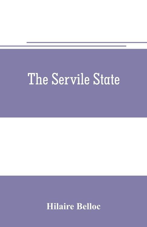 Produktbild: The servile state