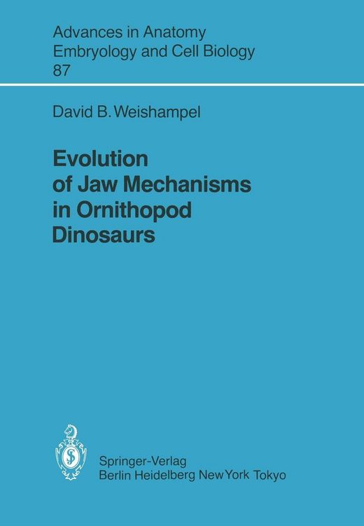 Produktbild: Evolution of Jaw Mechanisms in Ornithopod Dinosaurs