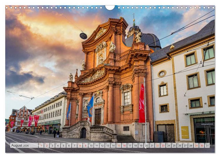 Produktbild: W&uuml;rzburg Impressionen (Wandkalender 2026 DIN A3 quer), CALVENDO Monatskalender