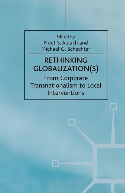 Produktbild: Rethinking Globalization(s) so