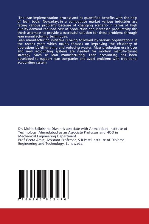 Produktbild: Lean Manufacturing and S.S.Pipe Industries