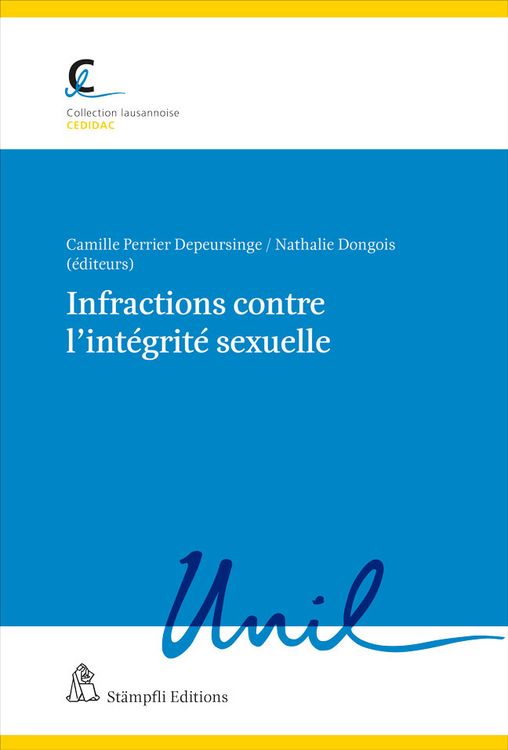 Produktbild: Infractions contre l'int&eacute;grit&eacute; sexuelle