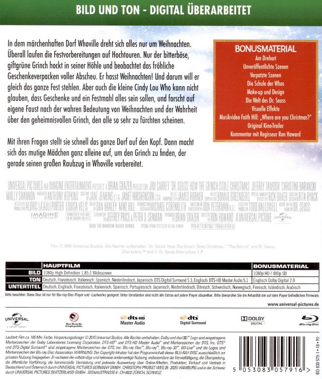 Produktbild: Der Grinch - 15th Anniversary