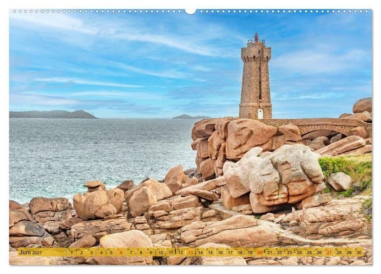 Produktbild: Bretagne, wild und sch&ouml;n (Wandkalender 2027 DIN A2 quer), CALVENDO Monatskalender