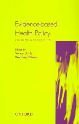 Produktbild: Evidence-Based Health Policy: Problems & Possibilities