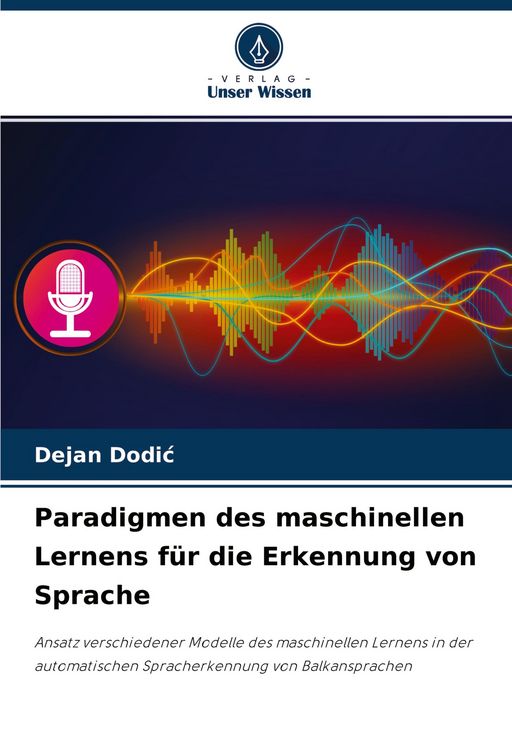 Produktbild: Paradigmen des maschinellen Lernens f&uuml;r die Erkennung von Sprache