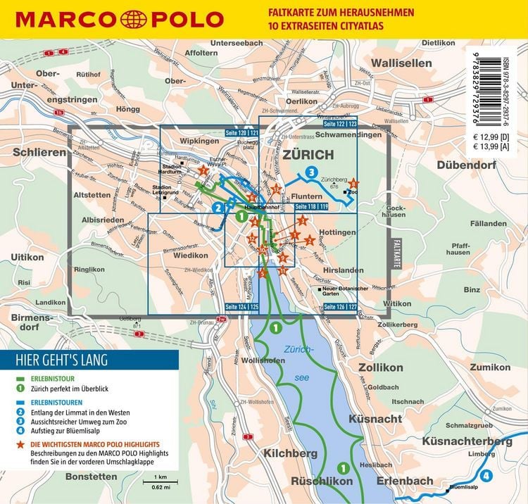 Produktbild: MARCO POLO Reisef&uuml;hrer Z&uuml;rich