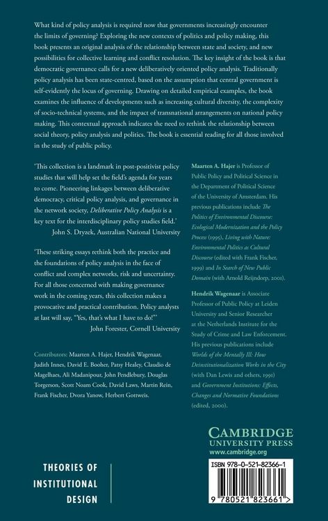 Produktbild: Deliberative Policy Analysis