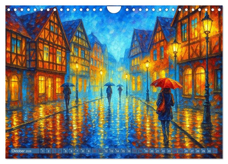 Produktbild: Spaziergang durch Farben und Licht (Wandkalender 2026 DIN A4 quer), CALVENDO Monatskalender