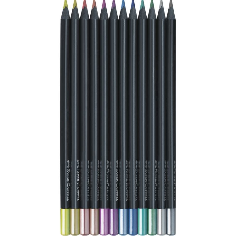 Produktbild: Faber-Castell Buntstifte Black Edition Metallic