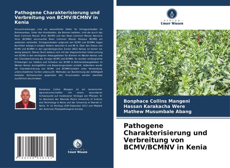 Produktbild: Pathogene Charakterisierung und Verbreitung von BCMV/BCMNV in Kenia
