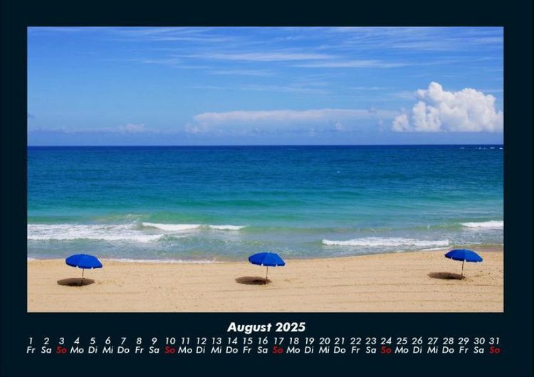 Produktbild: Str&auml;nde der Welt 2025 Fotokalender DIN A4