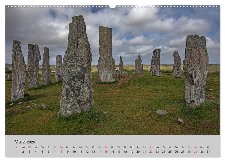 Produktbild: Harris und Lewis - Schottlands Inseln. Die &auml;u&szlig;eren Hebriden (Wandkalender 2026 DIN A2 quer), CALVENDO Monatskalender