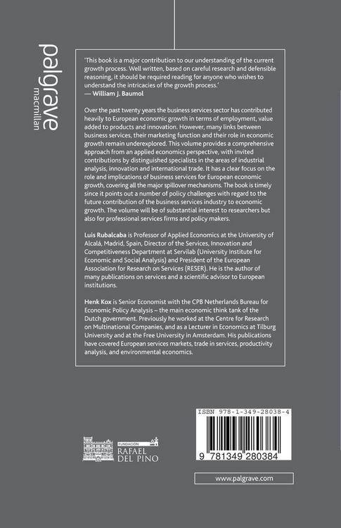 Produktbild: Business Services in European Economic Growth