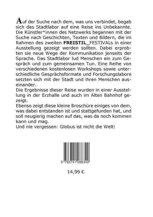 Produktbild: Freistil Stadtlabor Ausblick und R&uuml;ckblick