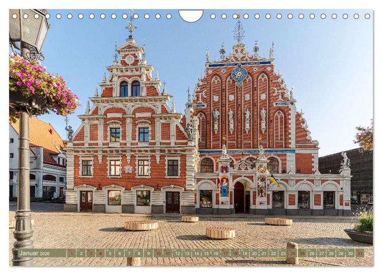Produktbild: Via Baltica - eine Reise durch Estland, Lettland und Litauen (Wandkalender 2026 DIN A4 quer), CALVENDO Monatskalender
