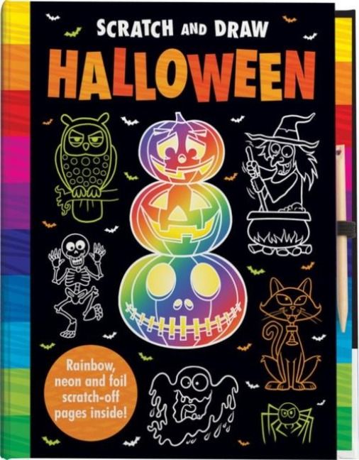 Produktbild: Scratch and Draw Halloween - Scratch Art Activity Book