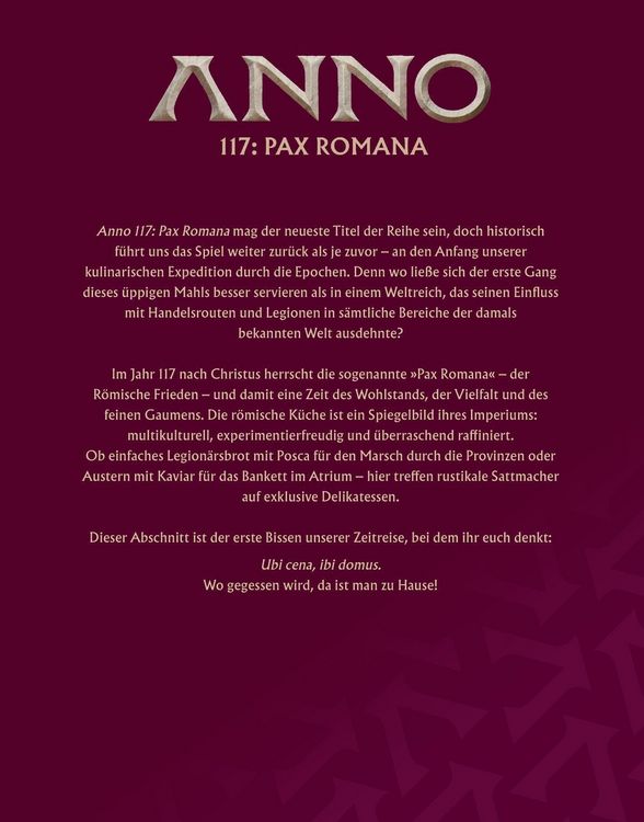 Produktbild: Das offizielle Anno Kochbuch