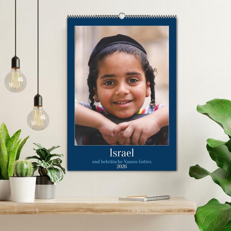 Produktbild: Israel und hebr&auml;ische Namen Gottes (Wandkalender 2026 DIN A2 hoch), CALVENDO Monatskalender