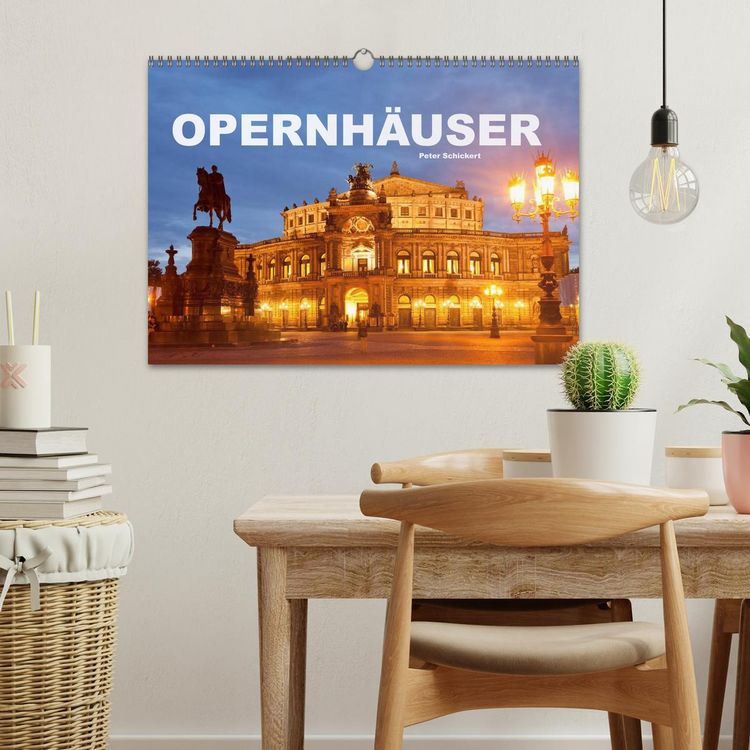 Produktbild: Opernh&auml;user (Wandkalender 2026 DIN A3 quer), CALVENDO Monatskalender