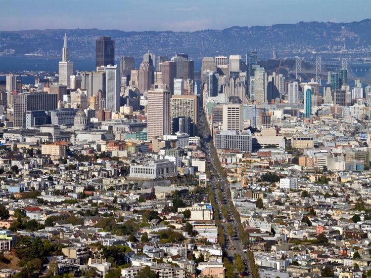 Produktbild: CALVENDO Puzzle SAN FRANCISCO Aussicht von Twin Peaks | 1000 Teile Lege-Gr&ouml;&szlig;e 64x48cm Foto-Puzzle f&uuml;r gl&uuml;ckliche Stunden