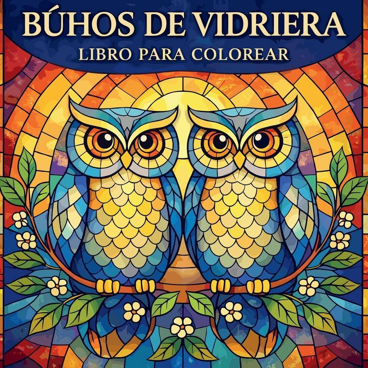 Produktbild: B&uacute;hos de Vidriera - Libro para Colorear