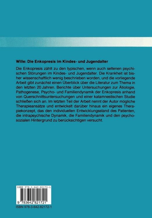 Produktbild: Die Enkopresis im Kindes- und Jugendalter