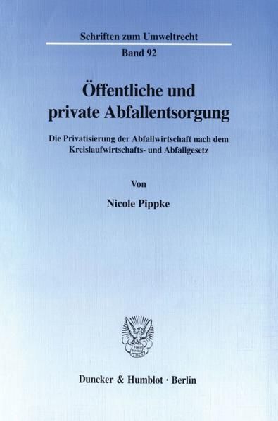 Produktbild: &Ouml;ffentliche und private Abfallentsorgung.