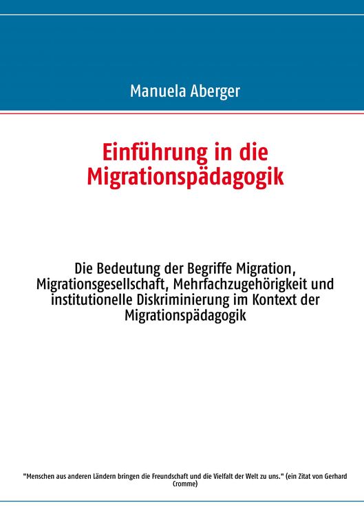 Produktbild: Einf&uuml;hrung in die Migrationsp&auml;dagogik