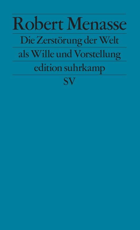 Produktbild: Die Zerst&ouml;rung der Welt als Wille und Vorstellung