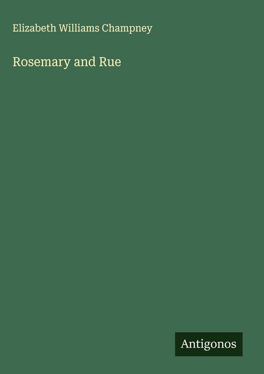 Produktbild: Rosemary and Rue
