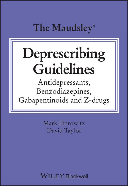 Produktbild: The Maudsley Deprescribing Guidelines