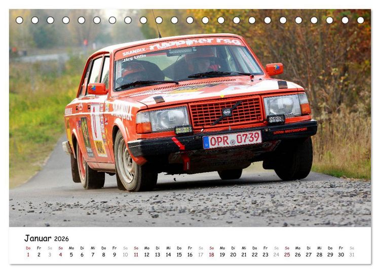 Produktbild: Lausitzrallye Histo EM (Tischkalender 2026 DIN A5 quer), CALVENDO Monatskalender