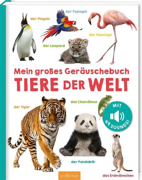 Produktbild: Mein gro&szlig;es Ger&auml;uschebuch &ndash; Tiere der Welt