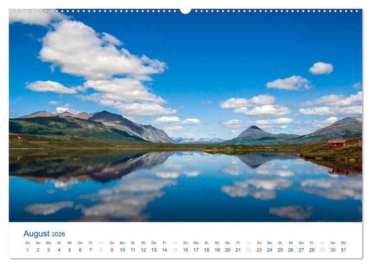 Produktbild: Der Alaska Kalender CH-Version (Wandkalender 2026 DIN A2 quer), CALVENDO Monatskalender