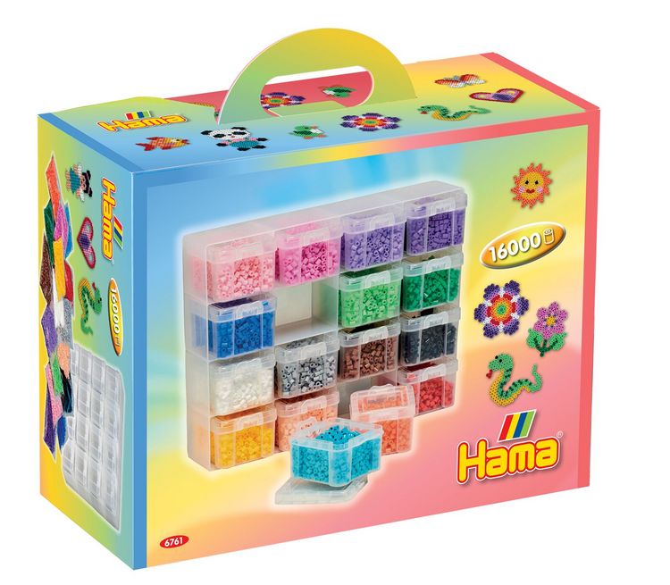 Produktbild: Sortierbox f&uuml;r HAMA-Perlen, gef&uuml;llt