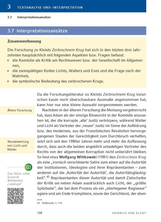 Produktbild: Der zerbrochne Krug von Heinrich von Kleist