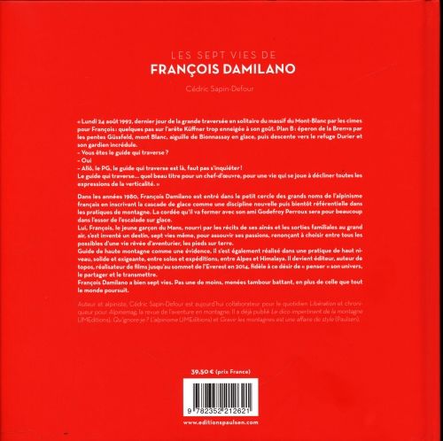 Produktbild: Les sept vies de Fran&ccedil;ois Damilano