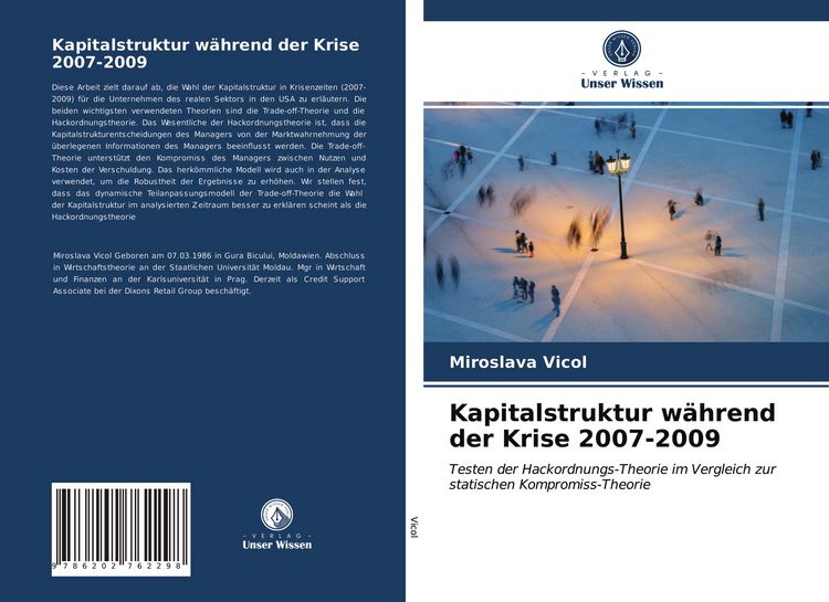 Produktbild: Kapitalstruktur w&auml;hrend der Krise 2007-2009