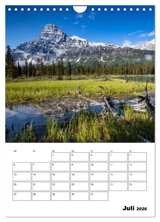 Produktbild: Mein Sch&ouml;nes Kanada (Wandkalender 2026 DIN A4 hoch), CALVENDO Monatskalender