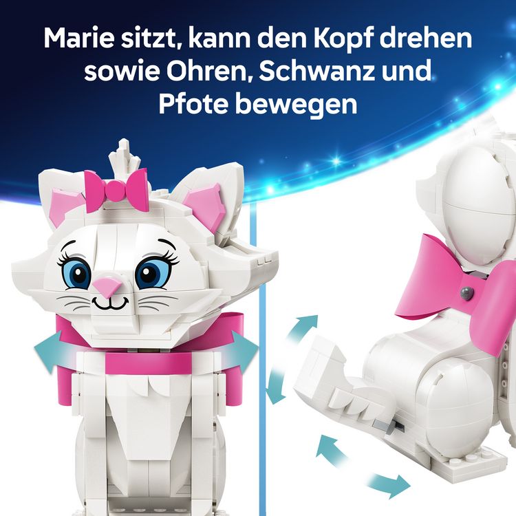 Produktbild: LEGO ǀ Disney 43286 Aristocats: Bezaubernde Marie, Spielzeug ab 7 Jahre