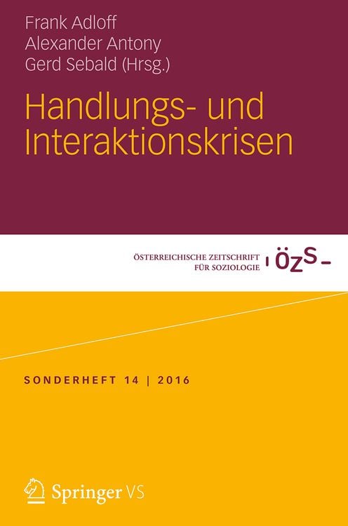 Produktbild: Handlungs- und Interaktionskrisen