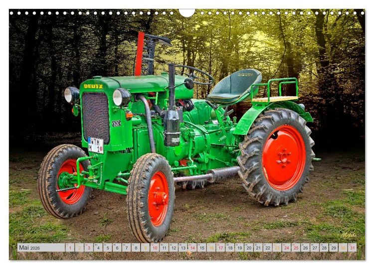 Produktbild: Geliebte Oldtimer Traktoren (Wandkalender 2026 DIN A3 quer), CALVENDO Monatskalender