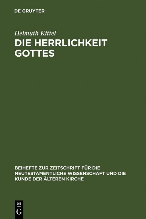 Produktbild: Die Herrlichkeit Gottes