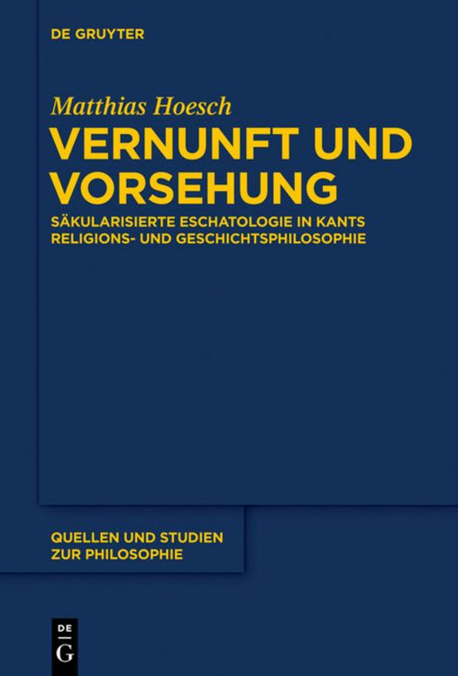 Produktbild: Vernunft und Vorsehung