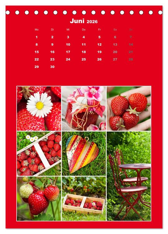 Produktbild: Der kunterbunte Collagen Kalender (Tischkalender 2026 DIN A5 hoch), CALVENDO Monatskalender